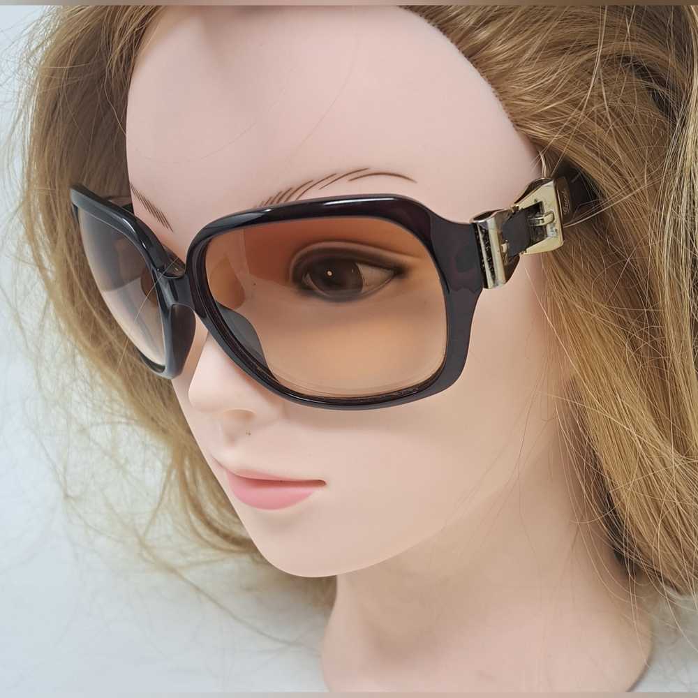 Gucci Women's Sunglasses Queen Bow Gold Brown Amber Gradient GG3006/S 59-15-120 - Picture 10 of 16